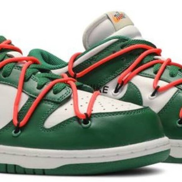 Off-White x Dunk Low 'Pine Green' - Picture 1 of 6